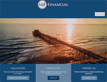 Tablet Screenshot of mjffinancialgroup.com